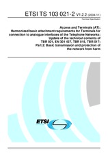 WITHDRAWN ETSI TS 103021-2-V1.2.1 18.5.2004 preview