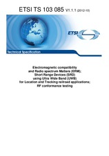 Standard ETSI TS 103085-V1.1.1 9.10.2012 preview