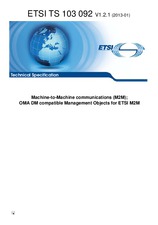 Standard ETSI TS 103092-V1.2.1 30.1.2013 preview