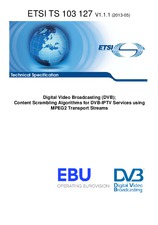 Standard ETSI TS 103127-V1.1.1 15.5.2013 preview