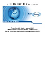 Standard ETSI TS 103146-2-V1.1.1 19.5.2015 preview