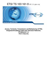 Standard ETSI TS 103161-9-V1.1.1 27.10.2011 preview