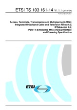 Standard ETSI TS 103161-14-V1.1.1 13.4.2011 preview