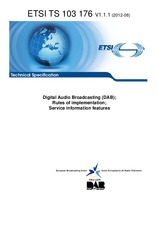 Standard ETSI TS 103176-V1.1.1 27.8.2012 preview