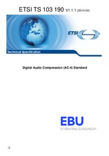 Standard ETSI TS 103190-V1.1.1 9.4.2014 preview