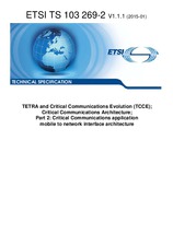 Standard ETSI TS 103269-2-V1.1.1 16.1.2015 preview