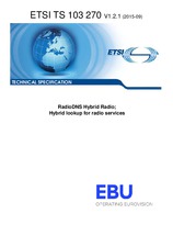 Standard ETSI TS 103270-V1.2.1 29.9.2015 preview
