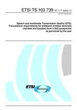 Standard ETSI TS 103739-V1.1.1 16.11.2009 preview