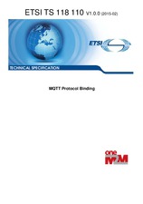 Standard ETSI TS 118110-V1.0.0 18.2.2015 preview