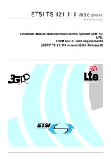 Standard ETSI TS 121111-V8.3.0 21.1.2010 preview