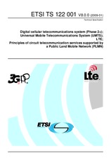 Standard ETSI TS 122001-V8.0.0 14.1.2009 preview