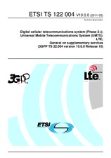 Standard ETSI TS 122004-V10.0.0 18.5.2011 preview