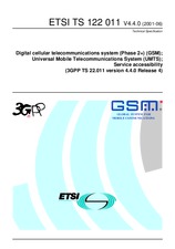 Standard ETSI TS 122011-V4.4.0 17.7.2001 preview