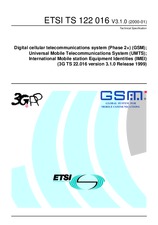 Standard ETSI TS 122016-V3.1.0 28.1.2000 preview