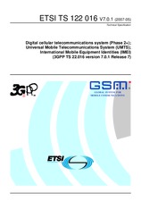 WITHDRAWN ETSI TS 122016-V7.0.0 31.12.2006 preview