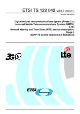 Standard ETSI TS 122042-V8.0.0 14.1.2009 preview