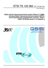Standard ETSI TS 122082-V4.1.0 20.7.2001 preview