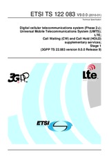 Standard ETSI TS 122083-V9.0.0 21.1.2010 preview