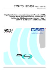 Standard ETSI TS 122088-V3.0.2 25.4.2001 preview