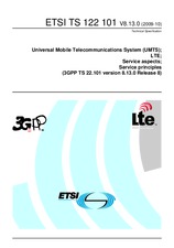 Standard ETSI TS 122101-V8.13.0 20.10.2009 preview