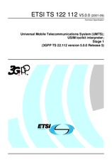 Preview ETSI TS 122112-V4.0.0 31.3.2001