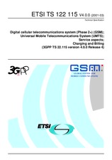 Standard ETSI TS 122115-V4.0.0 31.3.2001 preview