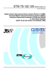 Standard ETSI TS 122129-V3.5.0 31.1.2001 preview