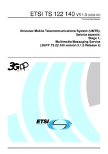 Standard ETSI TS 122140-V5.1.0 31.3.2002 preview