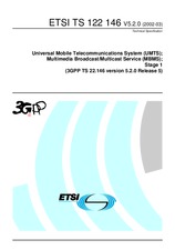 Standard ETSI TS 122146-V5.2.0 31.3.2002 preview