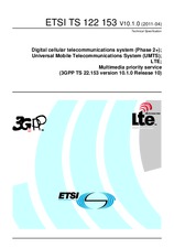 Standard ETSI TS 122153-V10.1.0 29.4.2011 preview
