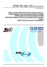 Standard ETSI TS 122173-V7.5.0 1.7.2008 preview
