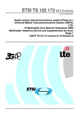 Standard ETSI TS 122173-V8.7.0 19.6.2009 preview