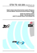 Standard ETSI TS 122226-V10.0.0 13.5.2011 preview