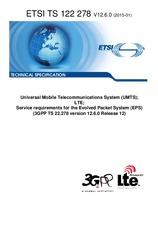 Standard ETSI TS 122278-V12.6.0 12.1.2015 preview