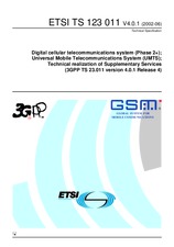 WITHDRAWN ETSI TS 123011-V4.0.0 31.3.2001 preview