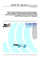 WITHDRAWN ETSI TS 123015-V4.0.0 31.3.2001 preview
