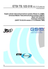 Standard ETSI TS 123018-V3.11.0 31.3.2002 preview