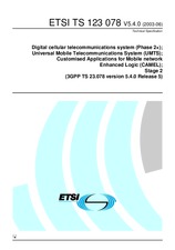 Standard ETSI TS 123078-V5.4.0 30.6.2003 preview