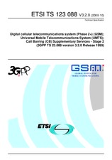 Standard ETSI TS 123088-V3.2.0 31.10.2000 preview