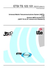 Standard ETSI TS 123101-V8.0.0 19.1.2009 preview