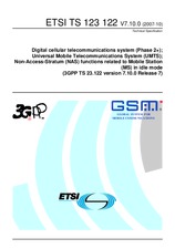 Standard ETSI TS 123122-V7.10.0 8.10.2007 preview
