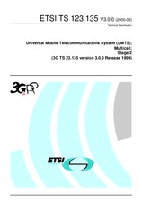 Standard ETSI TS 123135-V3.0.0 31.3.2000 preview