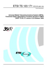 Standard ETSI TS 123171-V3.3.0 31.3.2001 preview