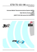 Standard ETSI TS 123198-V8.0.0 19.1.2009 preview