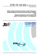 Standard ETSI TS 123203-V7.12.0 8.1.2010 preview