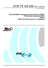 Standard ETSI TS 123228-V5.4.1 17.4.2002 preview