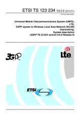 Standard ETSI TS 123234-V9.0.0 8.1.2010 preview