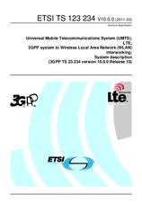 Standard ETSI TS 123234-V10.0.0 31.3.2011 preview
