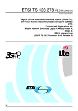 Standard ETSI TS 123278-V8.0.0 9.1.2009 preview