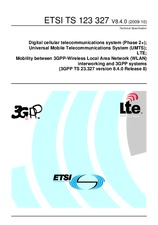 Standard ETSI TS 123327-V8.4.0 20.10.2009 preview